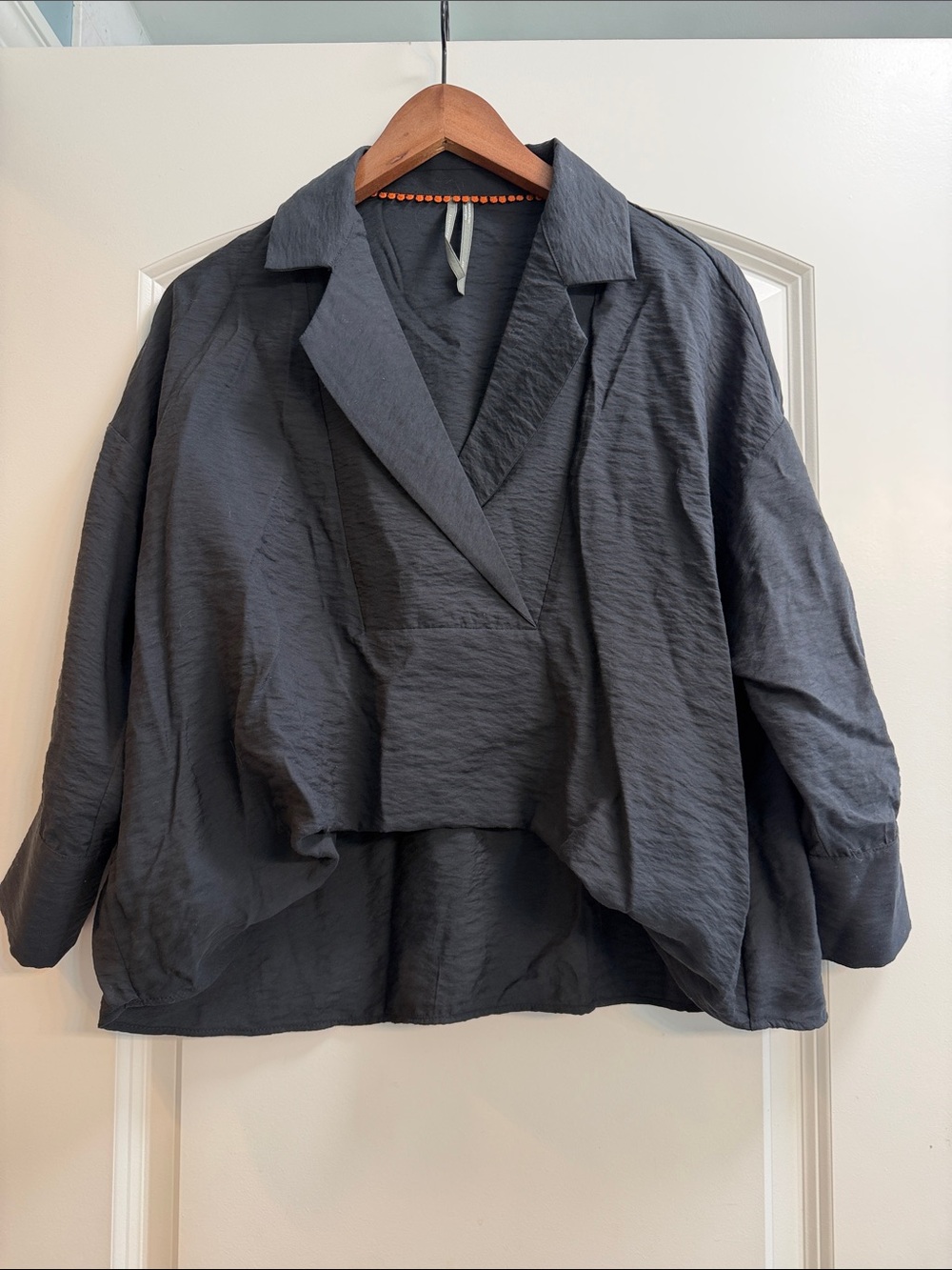 ANTHROPOLOGIE THE DYLAN Long Sleeve Wide Placket Blouse- xxsp